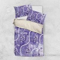Japanese Koi Fish Bedding Set Purple Wagara Palaka Honohono Pikake Lei