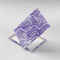Japanese Koi Fish Canvas Wall Art Purple Wagara Palaka Honohono Pikake Lei