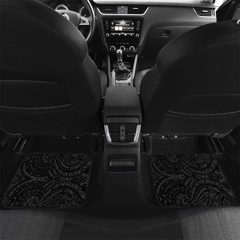 Personalized Japanese Koi Fish Ramen Car Mats Aloha Shark Kakau Pattern
