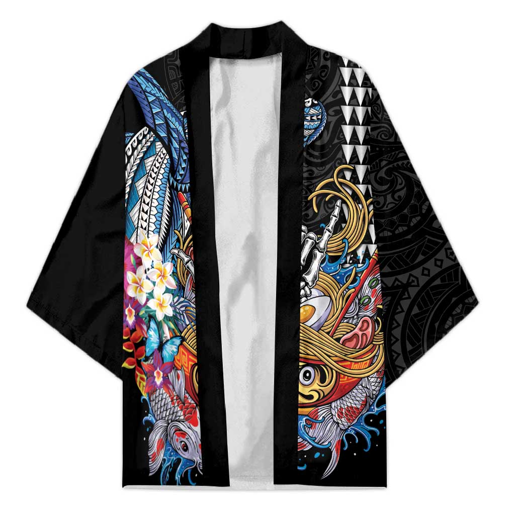 Personalized Japanese Koi Fish Ramen Kimono Aloha Shark Kakau Pattern