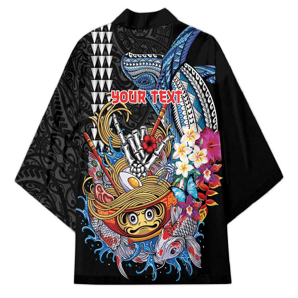 Personalized Japanese Koi Fish Ramen Kimono Aloha Shark Kakau Pattern