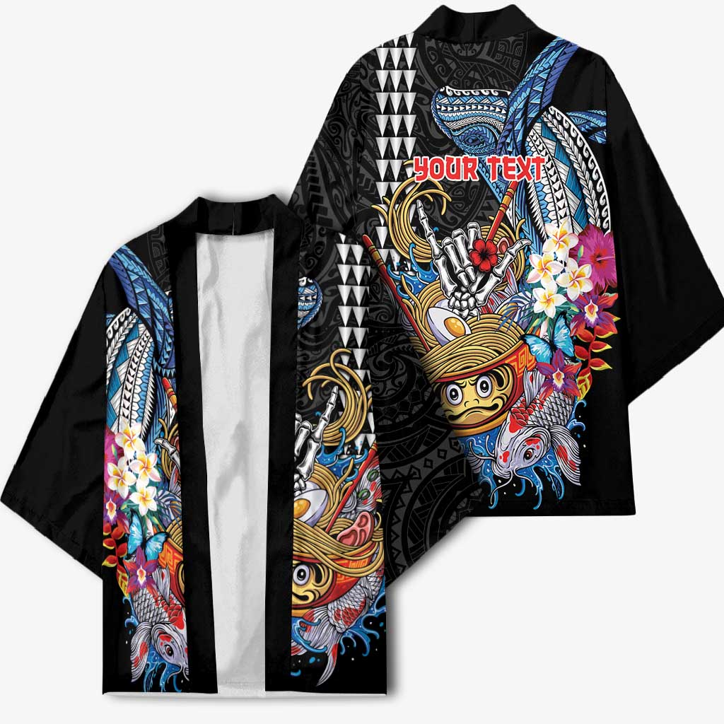 Personalized Japanese Koi Fish Ramen Kimono Aloha Shark Kakau Pattern