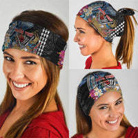 Personalized Japanese Koi Fish Ramen Neck Gaiter Aloha Shark Kakau Pattern