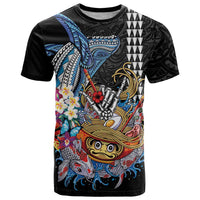 Personalized Japanese Koi Fish Ramen T Shirt Aloha Shark Kakau Pattern