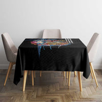 Personalized Japanese Koi Fish Ramen Tablecloth Aloha Shark Kakau Pattern