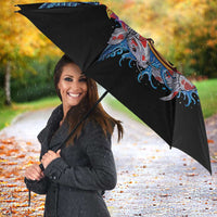 Personalized Japanese Koi Fish Ramen Umbrella Aloha Shark Kakau Pattern