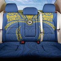 Oceania Football Solomon Kings Back Car Seat Cover Polynesian Tribal Pattern