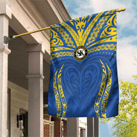 Oceania Football Solomon Kings Garden Flag Polynesian Tribal Pattern LT9 House Flag Blue - Polynesian Pride