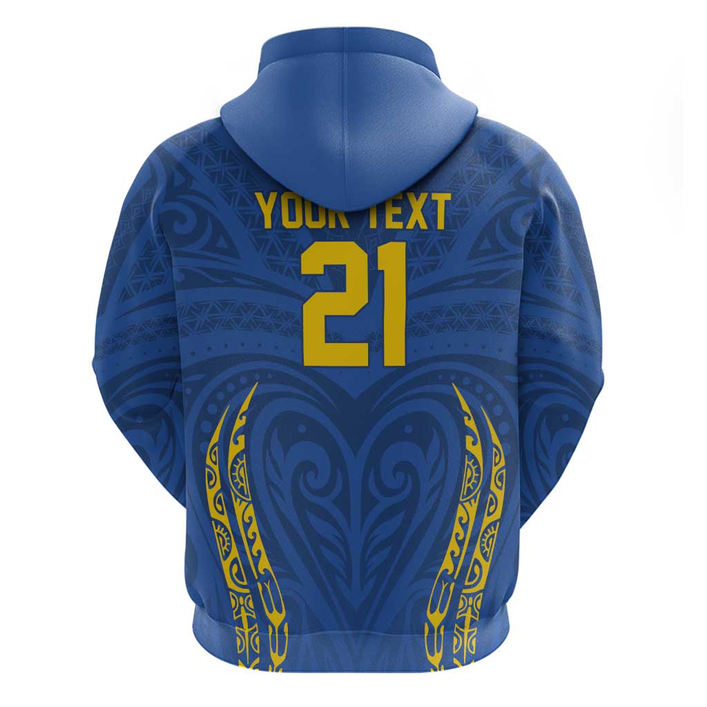 Custom Oceania Football Solomon Kings Hoodie Polynesian Tribal Pattern LT9 - Polynesian Pride