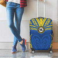 Oceania Football Solomon Kings Luggage Cover Polynesian Tribal Pattern