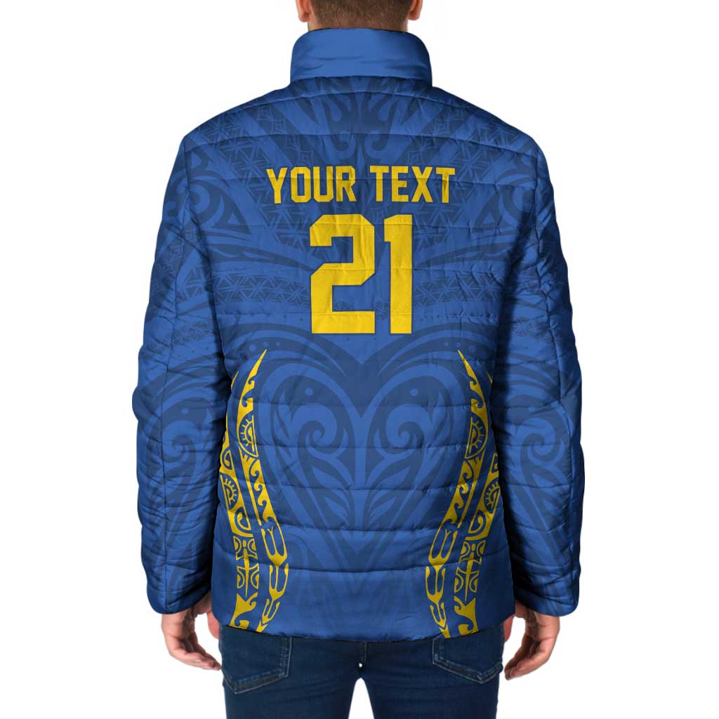 Custom Oceania Football Solomon Kings Padded Jacket Polynesian Tribal Pattern LT9 - Polynesian Pride
