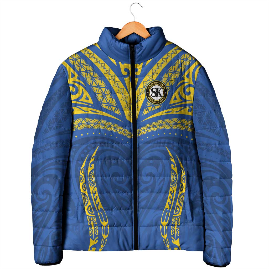 Custom Oceania Football Solomon Kings Padded Jacket Polynesian Tribal Pattern LT9 - Polynesian Pride