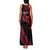 All Black Maori Tribal Tattoo Personalised Family Matching Tank Maxi Dress and Hawaiian Shirt Classic Red Polynesian Style - Polynesian Pride