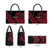 All Black Maori Tribal Tattoo Personalised Leather Bag Classic Red Polynesian Style - Polynesian Pride