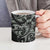 All Black Maori Tribal Tattoo Personalised Ceramic Mug Moss Green Polynesian Style - Polynesian Pride