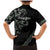 All Black Maori Tribal Tattoo Personalised Family Matching Mermaid Dress and Hawaiian Shirt Moss Green Polynesian Style - Polynesian Pride