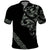 All Black Maori Tribal Tattoo Personalised Polo Shirt Moss Green Polynesian Style - Polynesian Pride