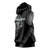 All Black Maori Tribal Tattoo Personalised Sleeveless Hoodie Moss Green Polynesian Style - Polynesian Pride