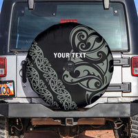 All Black Maori Tribal Tattoo Personalised Spare Tire Cover Moss Green Polynesian Style LT9 Green - Polynesian Pride