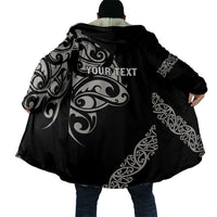 All Black Maori Tribal Tattoo Personalised Cloak Stone Gray Polynesian Style - Polynesian Pride
