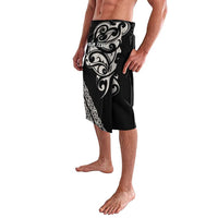 All Black Maori Tribal Tattoo Personalised Lavalava Stone Gray Polynesian Style - Polynesian Pride