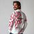 All White Maori Tribal Tattoo Personalised Long Sleeve Polo Shirt Classic Red Polynesian Style - Polynesian Pride
