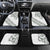 All White Maori Tribal Tattoo Personalised Car Mats Moss Green Polynesian Style - Polynesian Pride