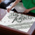 All White Maori Tribal Tattoo Personalised Puzzle Moss Green Polynesian Style - Polynesian Pride