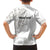 All White Maori Tribal Tattoo Personalised Family Matching Tank Maxi Dress and Hawaiian Shirt Stone Gray Polynesian Style - Polynesian Pride