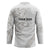 All White Maori Tribal Tattoo Personalised Hockey Jersey Stone Gray Polynesian Style - Polynesian Pride