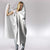 All White Maori Tribal Tattoo Personalised Hooded Blanket Stone Gray Polynesian Style - Polynesian Pride