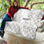 All White Maori Tribal Tattoo Personalised Quilt Stone Gray Polynesian Style - Polynesian Pride