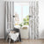 All White Maori Tribal Tattoo Personalised Window Curtain Stone Gray Polynesian Style - Polynesian Pride