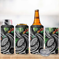 Polynesian Pacific Rugby Tribal 4 in 1 Can Cooler Tumbler Tropical Vibe