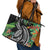 Polynesian Pacific Rugby Tribal Leather Tote Bag Tropical Vibe