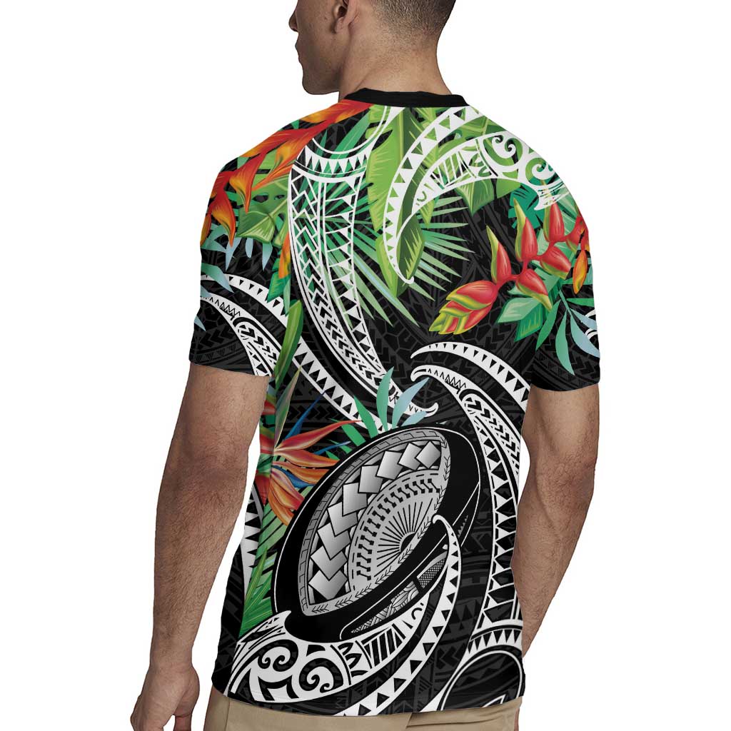 Polynesian Pacific Rugby Tribal Rugby Jersey Tropical Vibe