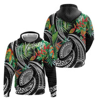 Polynesian Pacific Rugby Tribal Zip Hoodie Tropical Vibe