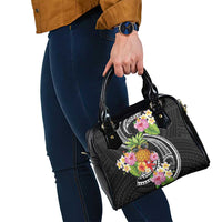 Hau'oli Makahiki Hou Shoulder Handbag Aloha Pineapple Tropical Vibe