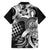 Aloha Black Tribal Honu Tattoo Family Matching Summer Maxi Dress and Hawaiian Shirt