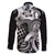 Aloha Black Tribal Honu Tattoo Family Matching Summer Maxi Dress and Hawaiian Shirt