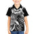 Aloha Black Tribal Honu Tattoo Family Matching Summer Maxi Dress and Hawaiian Shirt