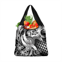 Aloha Black Tribal Honu Tattoo Grocery Bag