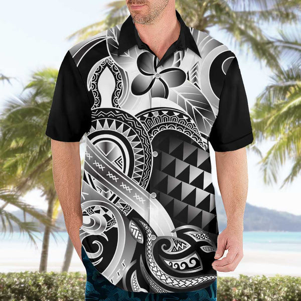 Tribal Long Sleeves Hawaiian Shirt