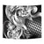 Aloha Black Tribal Honu Tattoo Tapestry