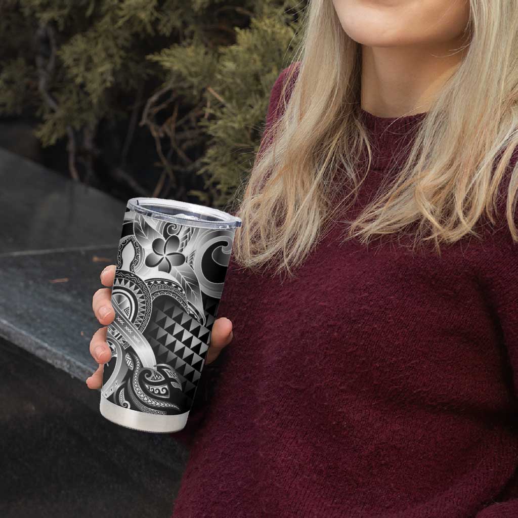 Aloha Black Tribal Honu Tattoo Tumbler Cup