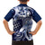 Aloha Blue Tribal Honu Tattoo Kid Hawaiian Shirt