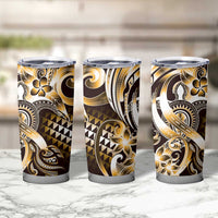 Aloha Gold Tribal Honu Tattoo Tumbler Cup
