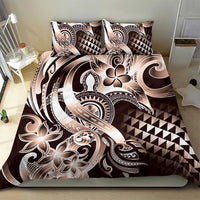 Aloha Mocha Mousse Tribal Honu Tattoo Bedding Set