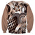 Aloha Mocha Mousse Tribal Honu Tattoo Sweatshirt