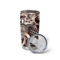 Aloha Mocha Mousse Tribal Honu Tattoo Tumbler Cup
